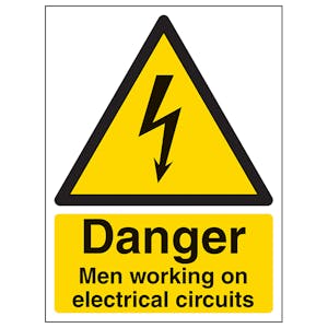 Men Working On Electrical Circuits - Portrait