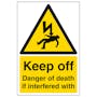Keep Off Danger Of Death If Interfered With - Portrait