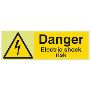 GITD Danger Electric Shock Risk - Landscape