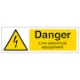 Danger Live Electrical Equipment - Landscape