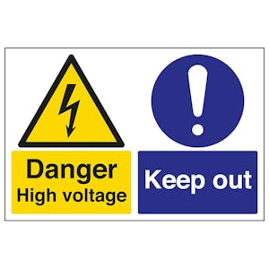 Danger High Voltage / Keep Out