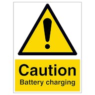 Caution Battery Charging