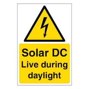 Solar Dc Live During Daylight - Portrait