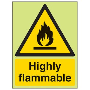 GITD Highly Flammable - Portrait