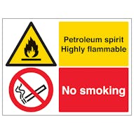 Petroleum Spirit/No Smoking