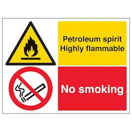 Petroleum Spirit/No Smoking