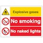 Explosive Gases/No Smoking/No Naked Lights