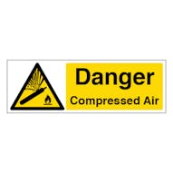 Danger Compressed Air - Landscape