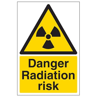 Danger Radiation Risk - Portrait