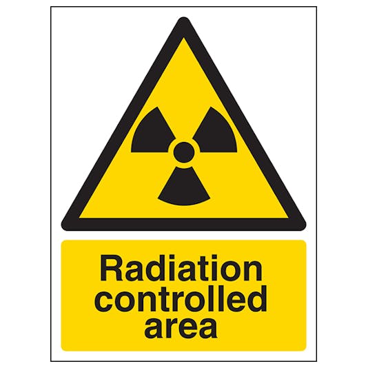 Radiation Controlled Area - Portrait | Eureka Direct