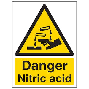 Danger Nitric Acid - Portrait