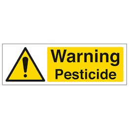 Warning Pesticide - Landscape