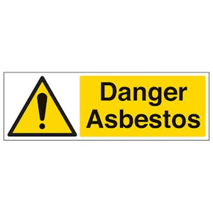 Danger Asbestos - Landscape