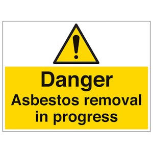 Asbestos Removal In Progress - Correx