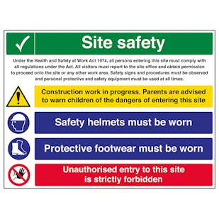 Multi Hazard Site Safety Protective Footwear - Large Landscape