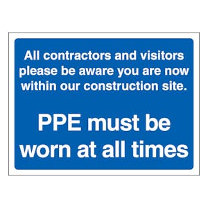 All Contractors And Visitors Please Be Aware - Landscape