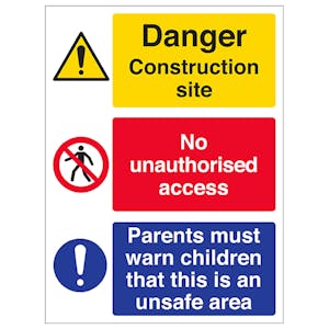 Multi Hazard Site Safety Must Warn Children - Correx