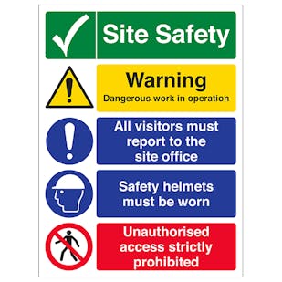 Site Safety Warning