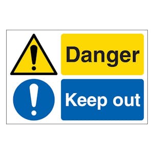 Danger Keep Out - Large Landscape