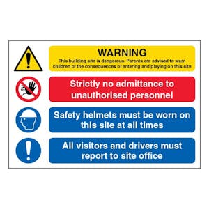 Warning This Site Is Dangerous - Landscape