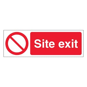 Site Exit - Narrow Landscape