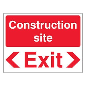 Construction Site Exit - Landscape