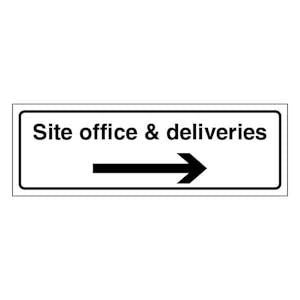 Site Office & Deliveries - Narrow Landscape - Arrow Right