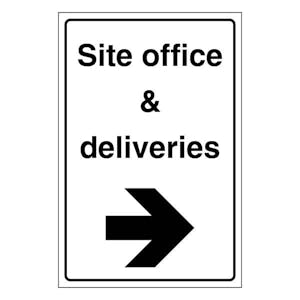 Site Office & Deliveries - Portrait - Arrow Right