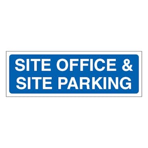 Site Office & Site Parking - Narrow Landscape