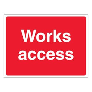 Works Access - Landscape - Red