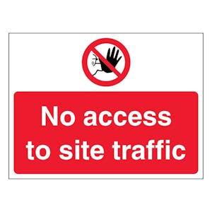 No Access To Site Traffic - Prohibition - Landscape