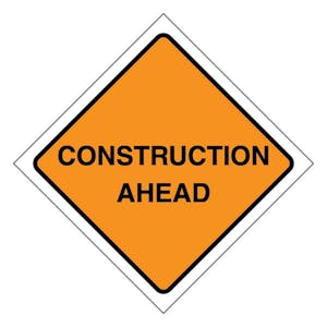 Construction Ahead - Square