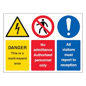 Danger Multi Hazard Area - Landscape