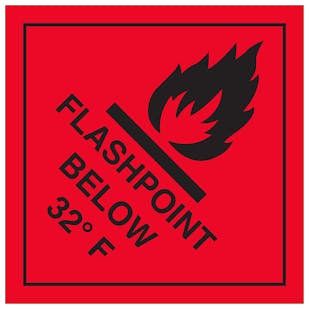 Flashpoint Below 32F