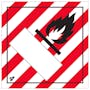 Flammable Solid 4 UN Substance Numbering Hazard Label 