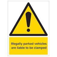 Security Notice - Illegally Parked Vehicles