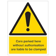 Cars Will Be Clamped - £50 Release