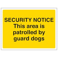 Guard Dog Signs