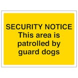 Security Notice - This Area Is Patrolled