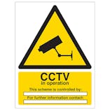 CCTV In Operation - Scheme Is Controlled By
