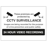 Warning, Closed Circuit Television 24 Hour Video Recording