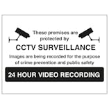 Warning, Closed Circuit Television 24 Hour Video Recording