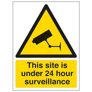 Under 24 Hour Surveillance - Window Sticker