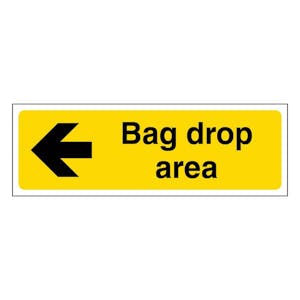 Bag Drop Area - Arrow Left