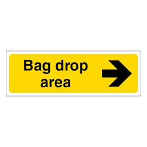 Bag Drop Area - Arrow Right