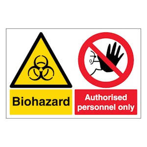 Biohazard/Authorised Personel Only - Landscape