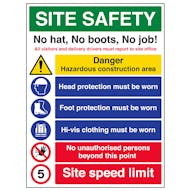 Site Safety / No Hat No Boots No Job