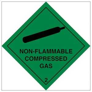 Non-Flammable Compressed Gas - Magnetic