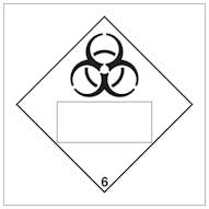 Bio Hazard 6 UN Substance Numbering - Magnetic