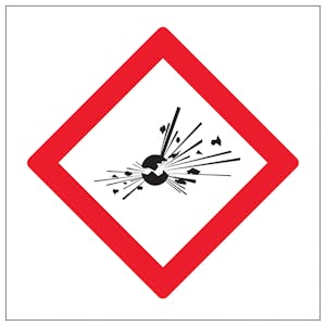 Explosive COSHH Sign - Magnetic